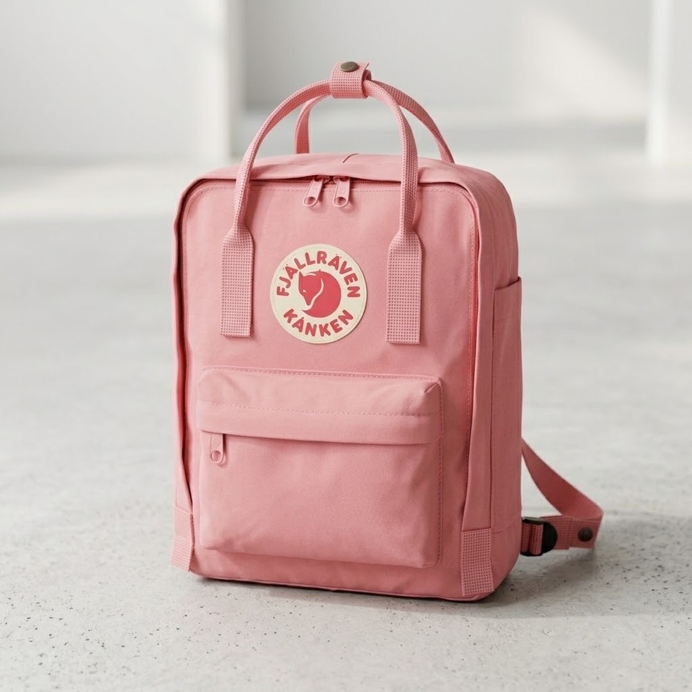 Fjallraven Kanken Mini Backpack Peach Pink Small Rucksack Unisex